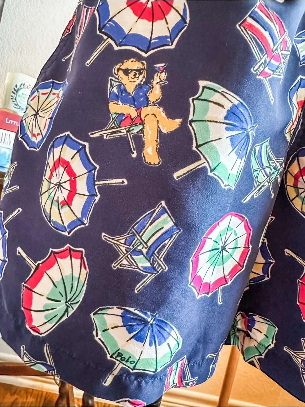 Polo by Ralph Lauren Navy Floral Swim Trunks